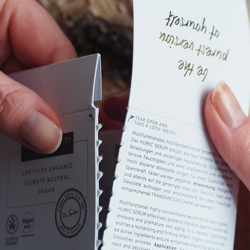 Trawenmoor packaging tear-open mechanism